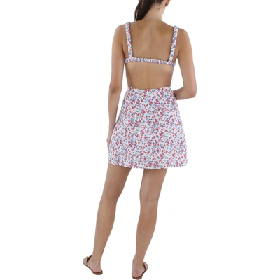 Shop 70f/21c Womens Floral Mini Slip Dress In Multi