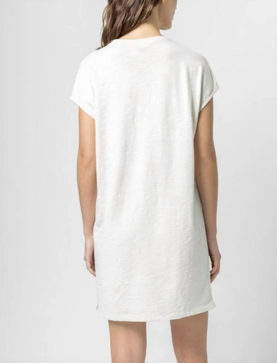 Shop Lilla P Easy Pocket Tunic Dress In Gardenia In White