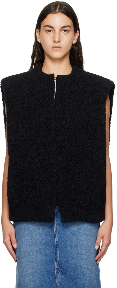 Shop Isabel Marant Black Gwendalia Vest In 01bk Black