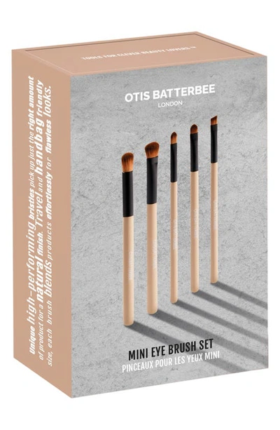 Shop Otis Batterbee 5-piece Mini Eye Makeup Brush Set $35 Value In Beige
