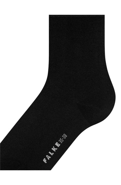 Shop Falke Cotton Touch Socks In Black