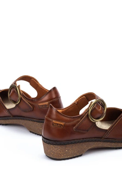 Pikolinos Granada Water Resistant Mary Jane In Cuero
