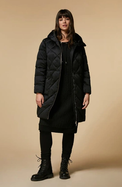 Shop Marina Rinaldi Milano Knit Jersey Leggings In Black