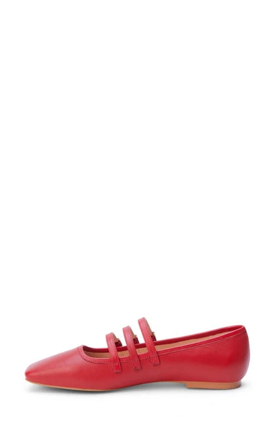 Shop Matisse Nova Strappy Ballet Flat In Red