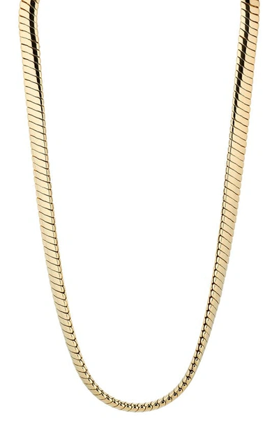 Shop Nadri Omega Chain Collar Necklace In Gold