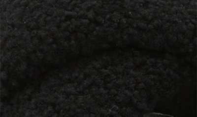 Shop Allsaints Saki Genuine Shearling Sandal In Black