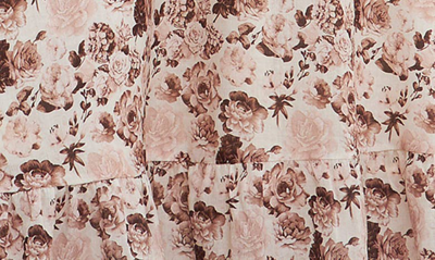 Shop English Factory Floral Print Linen Blend Maxi Dress In Multi