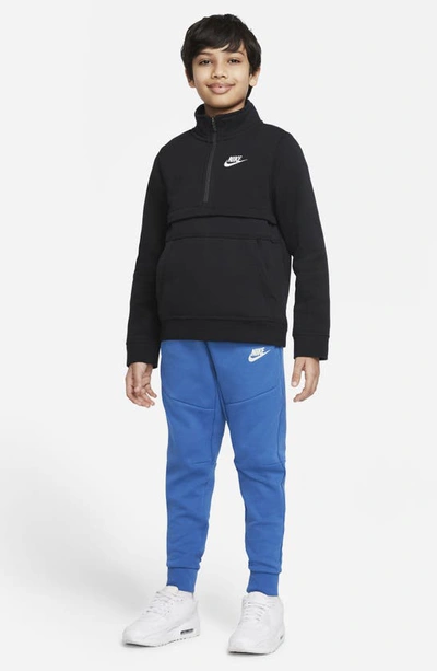 Shop Nike Tech Fleece Pants In Court Blue/ Orange/ Blackdnu