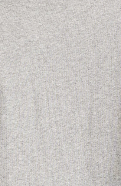 Shop Ami Alexandre Mattiussi Ami De Coeur Organic Cotton T-shirt In Heather Grey