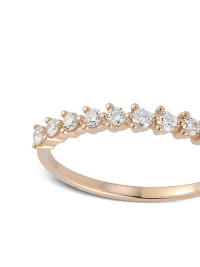 Shop Dana Rebecca Designs 14kt Rose Gold Vivian Lily Diamond Ring In Pink