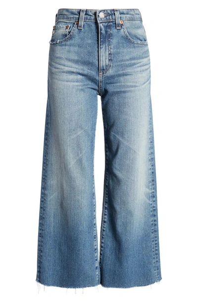 Shop Ag Saige Ankle Wide Leg Jeans In 17 Years Wave Crest