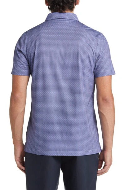 Shop Bugatchi Victor Ooohcotton® Microprint Polo In Orchid