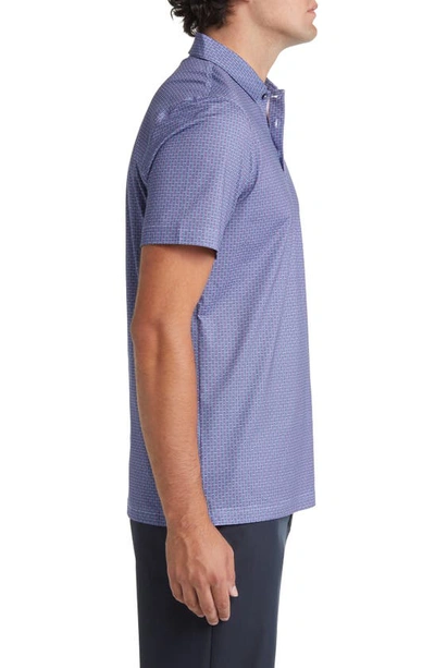 Shop Bugatchi Victor Ooohcotton® Microprint Polo In Orchid