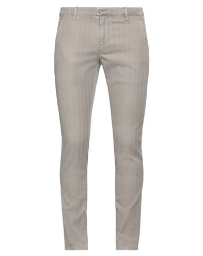 Dondup Man Pants Khaki Size 38 Cotton, Lyocell, Elastane In Beige