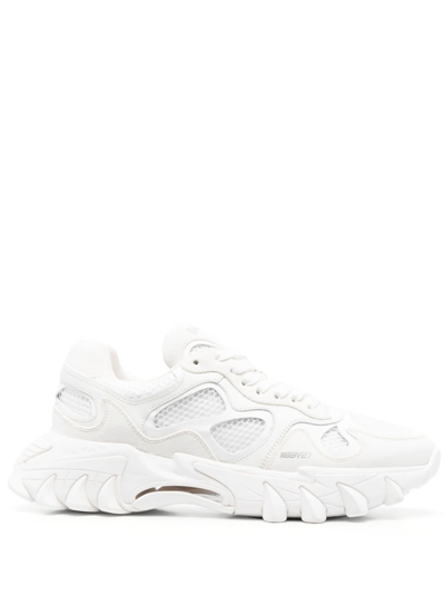 Shop Balmain B-east Chunky Sneakers In White