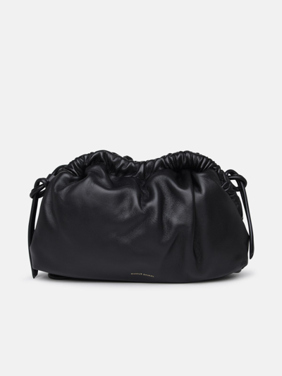 Shop Mansur Gavriel Small 'cloud' Black Leather Crossbody Bag