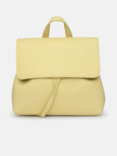 Shop Mansur Gavriel Small 'lady Soft' Bag In Yellow Leather