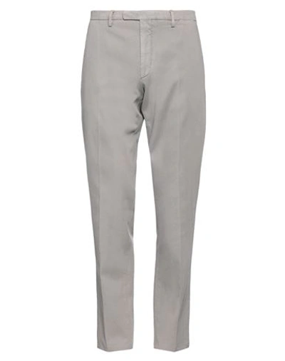 Shop Boglioli Man Pants Dove Grey Size 32 Cotton, Elastane