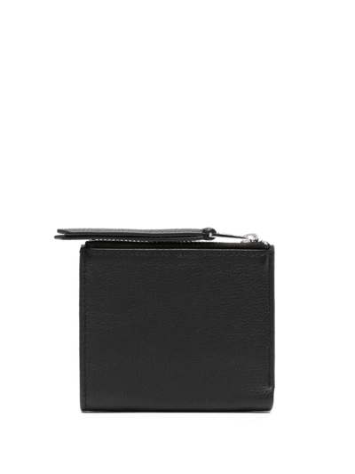 Zadig & Voltaire Dotted Swiss Leather Wallet In Black