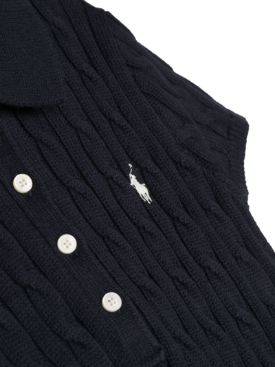 Polo Ralph Lauren Short-sleeve Polo Dress In Blue