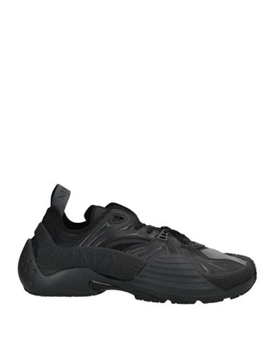 Lanvin Black Polyethylene Athletic Sneakers