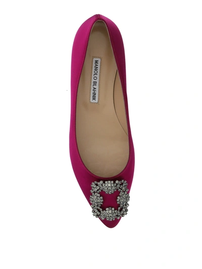 Shop Manolo Blahnik Hangisi Ballerinas