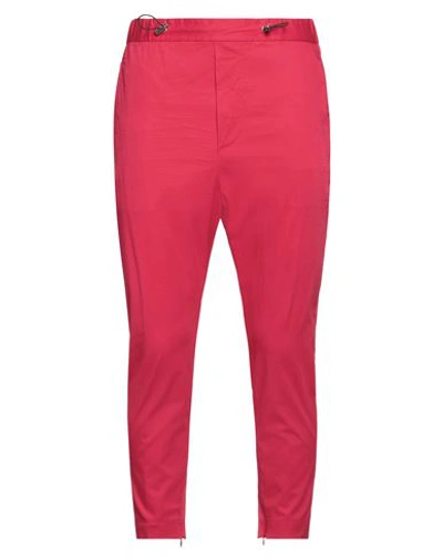 Shop Dsquared2 Man Pants Fuchsia Size 32 Cotton, Elastane In Pink