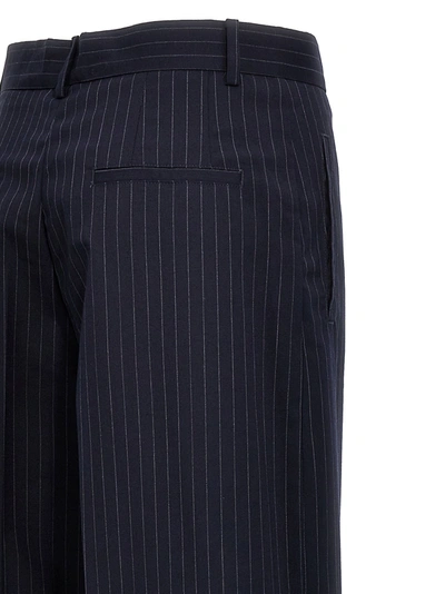 Shop N°21 Pinstripe Pants Blue