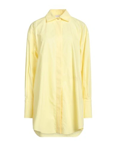 Shop Patou Woman Mini Dress Yellow Size 6 Cotton
