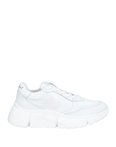 Shop Nira Rubens Woman Sneakers White Size 6 Soft Leather, Textile Fibers