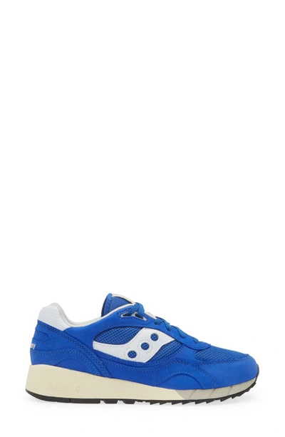 Shop Saucony Shadow 6000 Athletic Sneaker In Blue/ White
