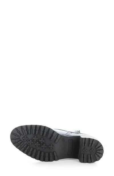 Bos. & Co. Indie Waterproof Bootie In Blue/ Black Mascara Patent