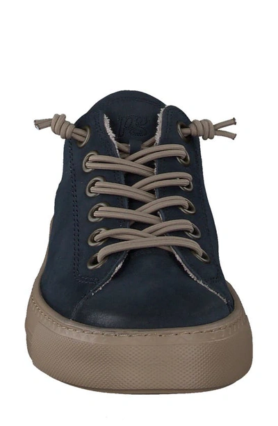 Paul Green Hadley Platform Sneaker In Space Nubuk