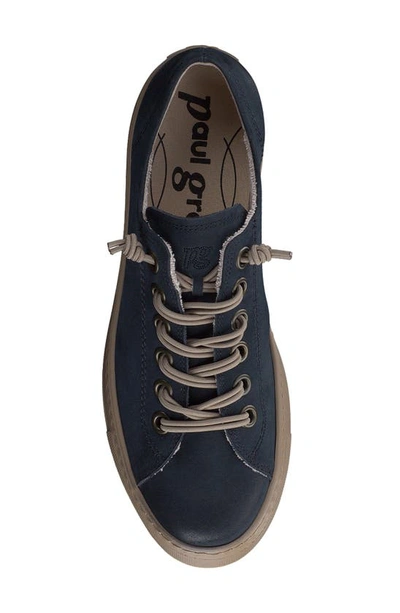 Paul Green Hadley Platform Sneaker In Space Nubuk