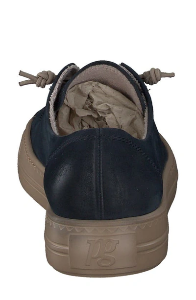 Paul Green Hadley Platform Sneaker In Space Nubuk
