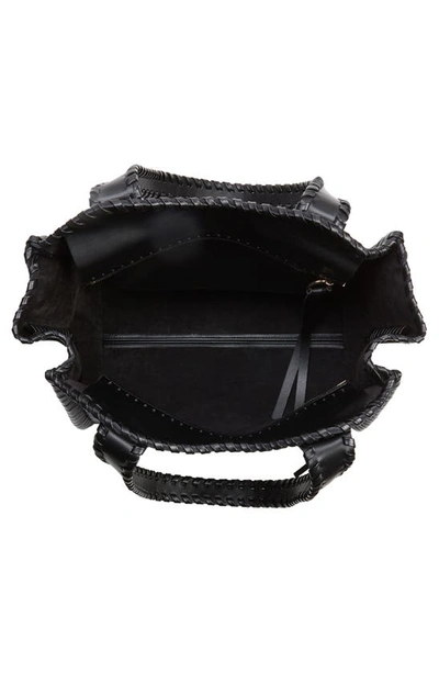 Shop Chloé Medium Mony Leather Tote In Black 001