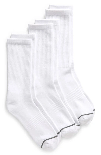 Shop Nordstrom 3-pack Everyday Crew Socks In White