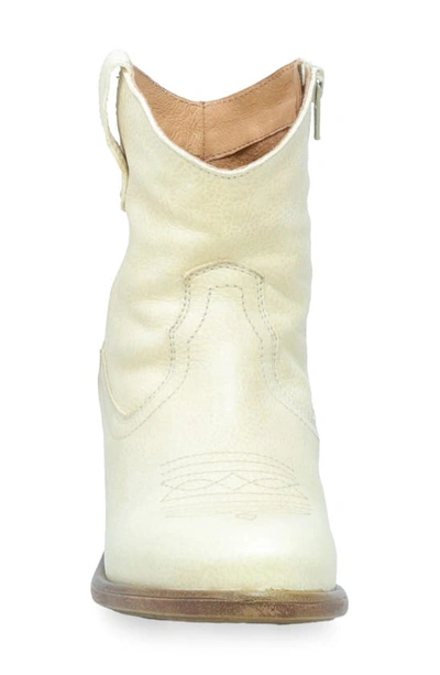 Shop Miz Mooz Carlitos Western Bootie In Linen