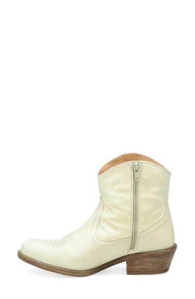 Shop Miz Mooz Carlitos Western Bootie In Linen