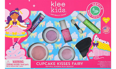 Shop Klee Kids' Cupcake Kisses Mineral Play Makeup Set In Pink