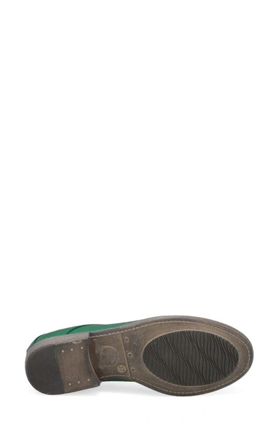 Miz Mooz Letty Oxford Flat In Emerald