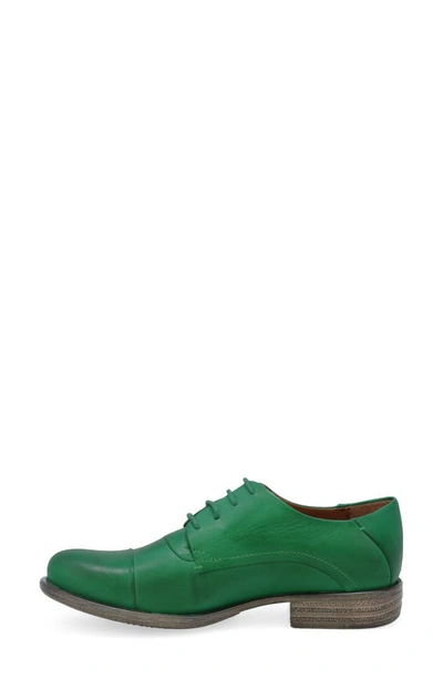 Miz Mooz Letty Oxford Flat In Emerald