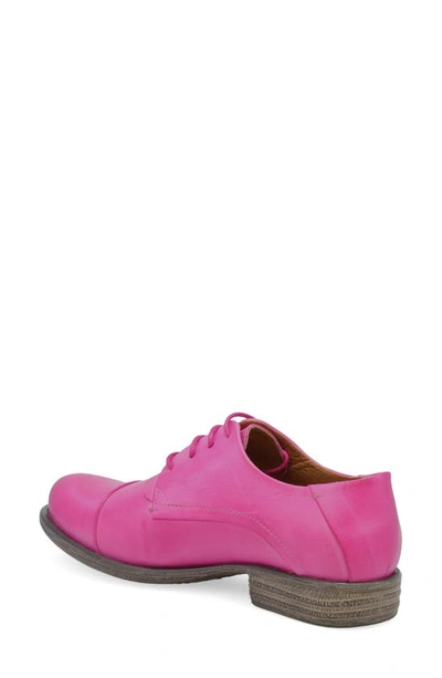 Shop Miz Mooz Letty Oxford Flat In Fuchsia