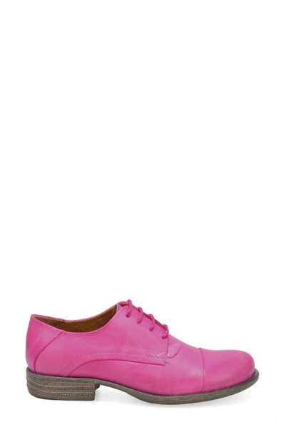 Shop Miz Mooz Letty Oxford Flat In Fuchsia