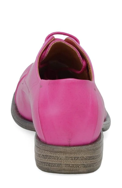 Shop Miz Mooz Letty Oxford Flat In Fuchsia