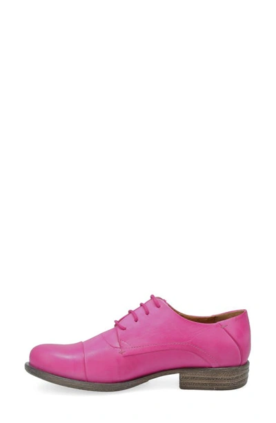 Shop Miz Mooz Letty Oxford Flat In Fuchsia