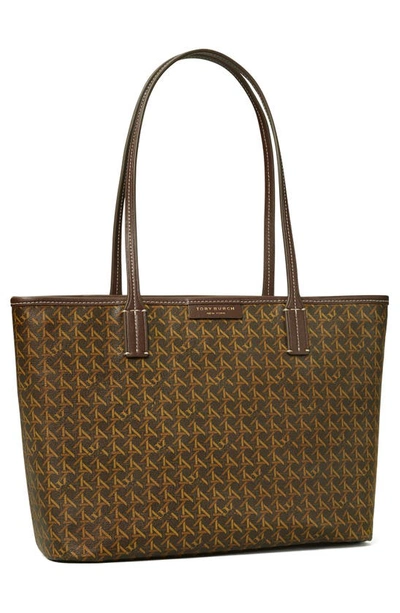 Shop Tory Burch Small Ever-ready Zip Tote In Walnut Brown