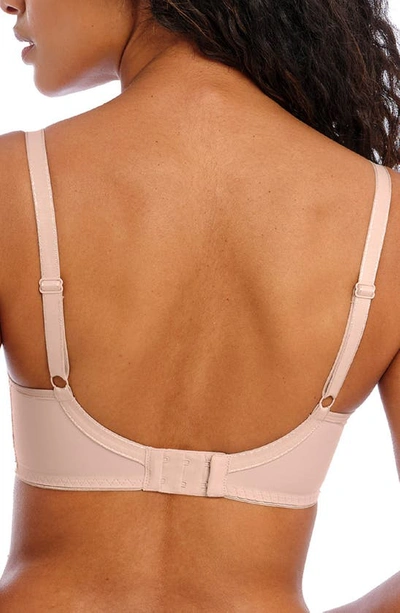 Freya Offbeat Underwire Demi Plunge Molded Bra In Natural Beige