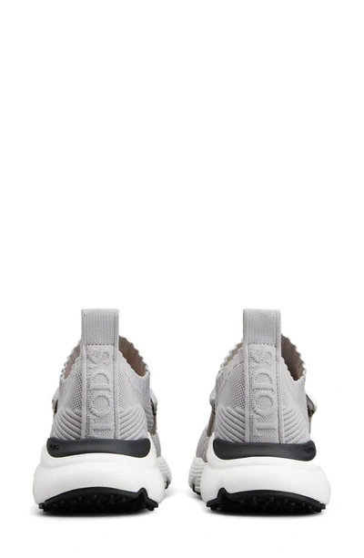 Tod's Sport Run Low-top Sneakers In Pearl Grey