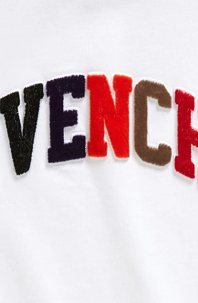 Shop Givenchy Kids' Logo Patch Cotton T-shirt In White
